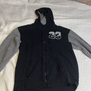 JordanBlack and Gray Hoodie